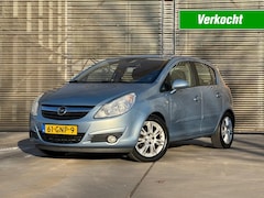 Opel Corsa - 1.4-16V COSMO AIRCO/HALF LEER/LM VELGEN/AUTOMAAT APK 26-2-2026