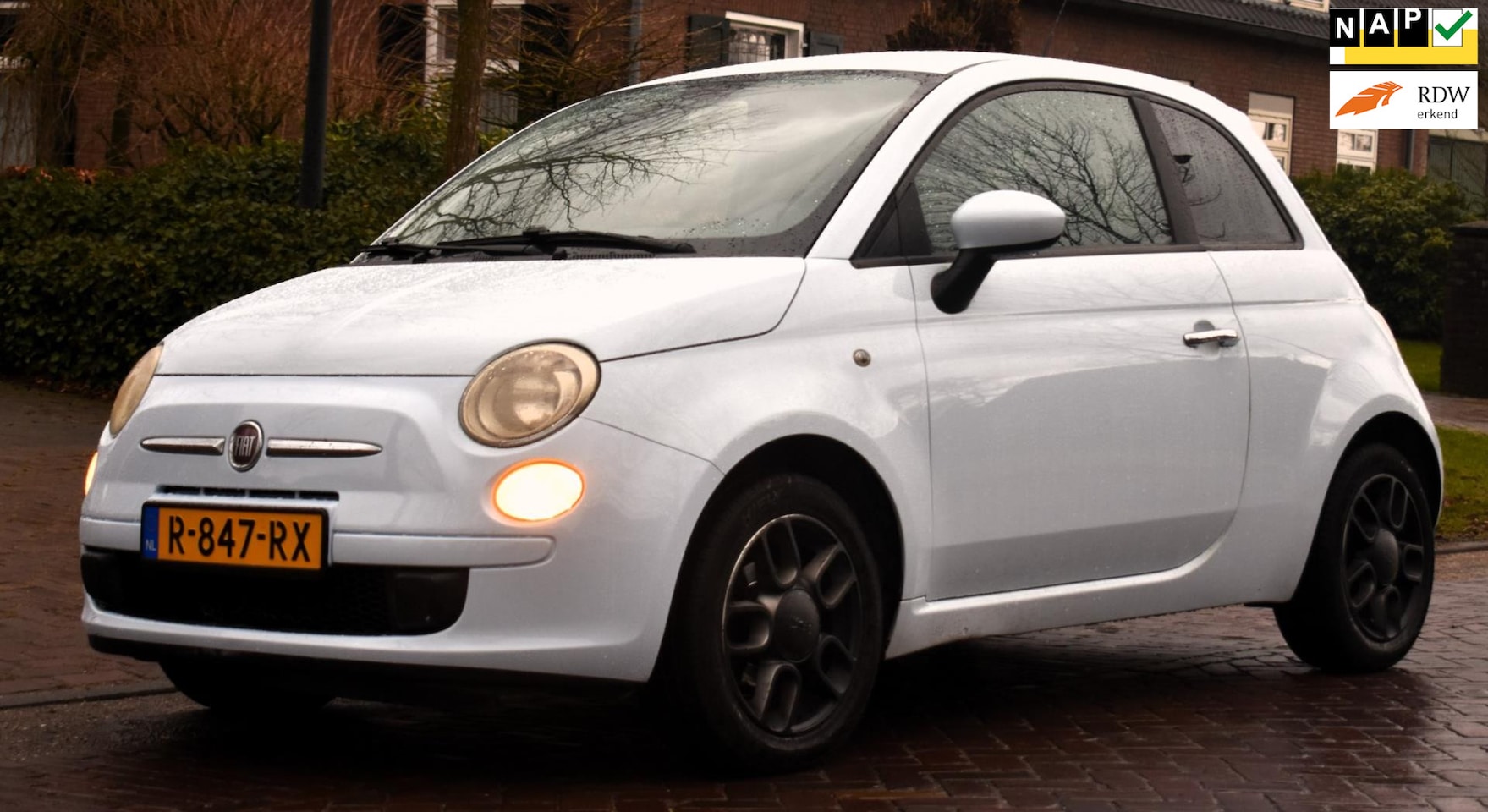 Fiat 500 - 1.2 Naked MET AIRCO, ELEC. RAMEN EN MEER! - AutoWereld.nl