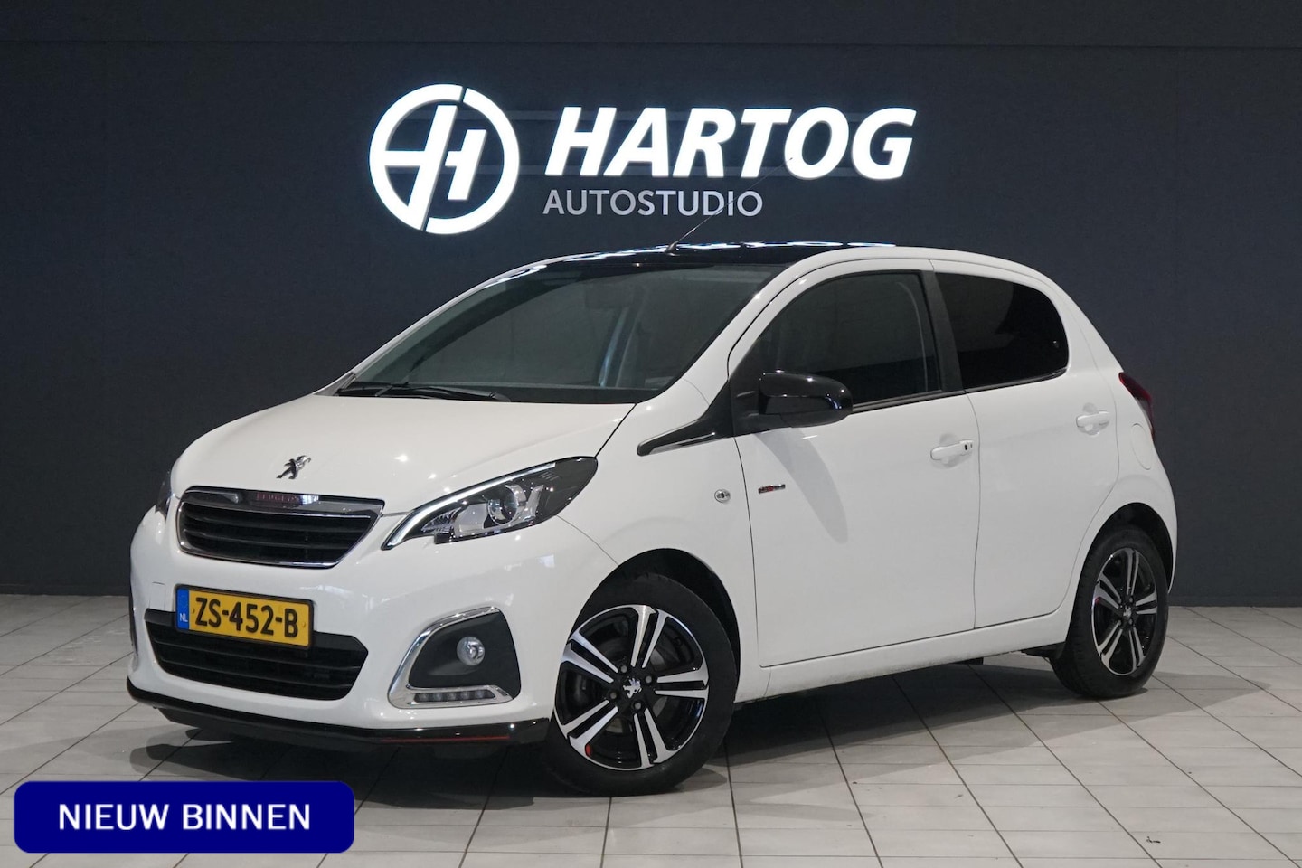 Peugeot 108 - 1.0 e-VTi GT-Line + LEDER / STOELVERWARMING / CLIMATE / ZWART DAK - AutoWereld.nl