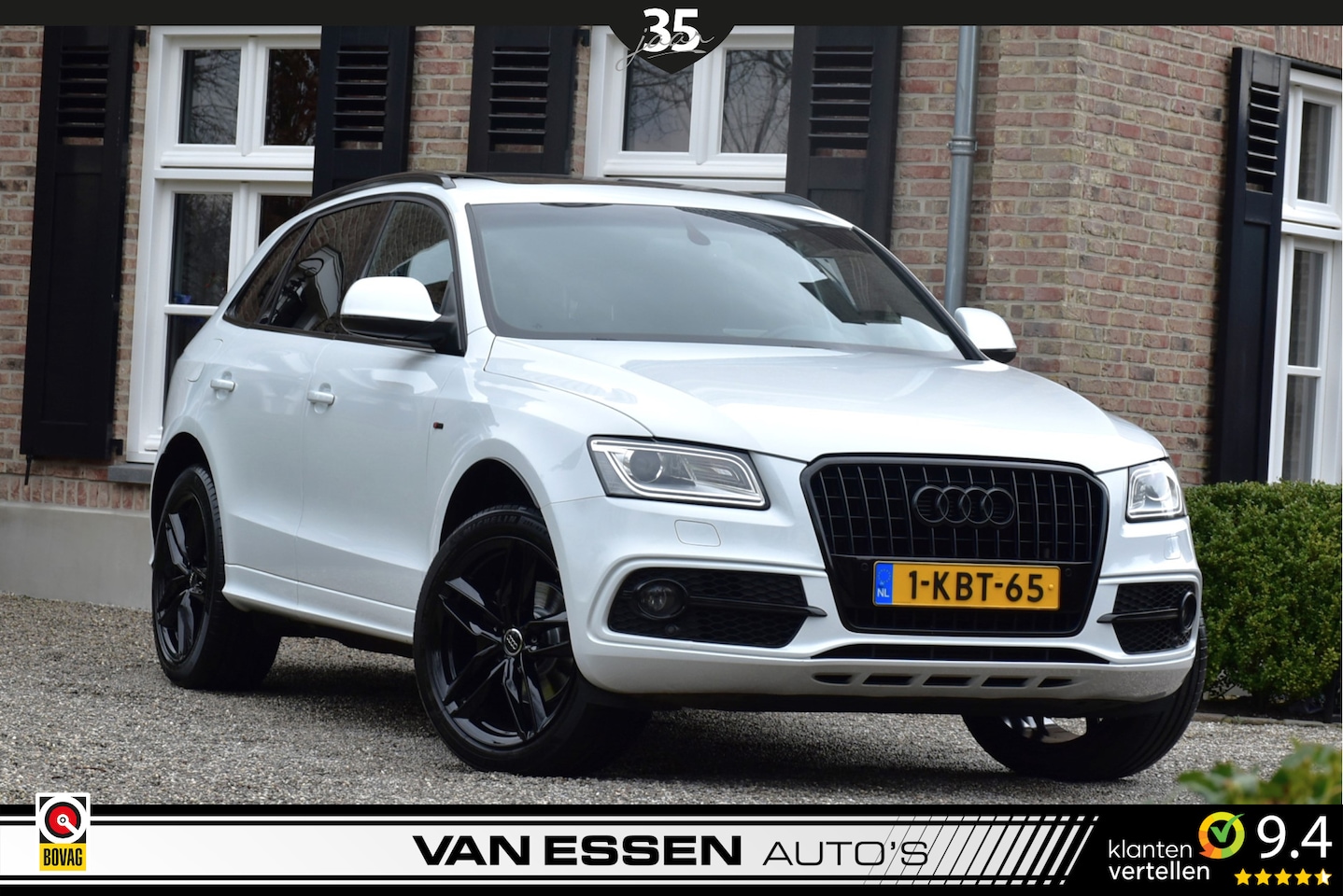 Audi Q5 - 2.0 TFSI Quattro S Edition Pano Navi Camera Trekhaak Leder NL-Auto! - AutoWereld.nl