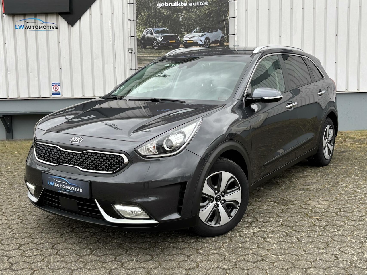 Kia Niro - 1.6 GDi Hybrid DynamicLine | Dodehoek | Adaptive Cruise | Halfleder - AutoWereld.nl