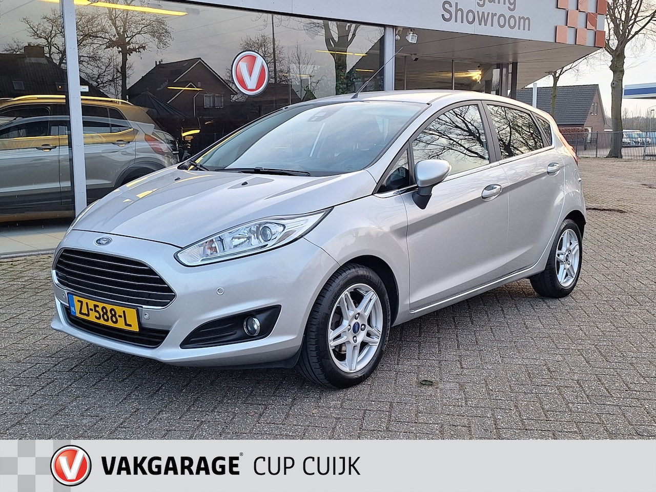 Ford Fiesta - 1.0 EcoBoost Titanium X Navigatie-Climaat control- Trekhaak-Voorruit verwarming-Automatisc - AutoWereld.nl