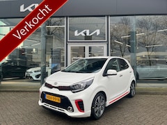 Kia Picanto - 1.0 T-GDI GT-Line 100PK Navi+BT+Cam Ecc-Airco Leder Keyless Stoel+Stuurverw. 16''LMV 10jr.