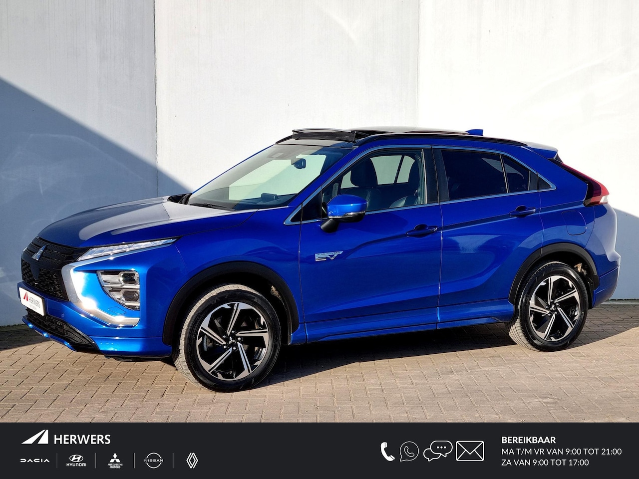 Mitsubishi Eclipse Cross - 2.4 PHEV Instyle S-AWC 4WD Automaat / 1500KG Trekgewicht / Elektrisch Schuif-/Kanteldak / - AutoWereld.nl