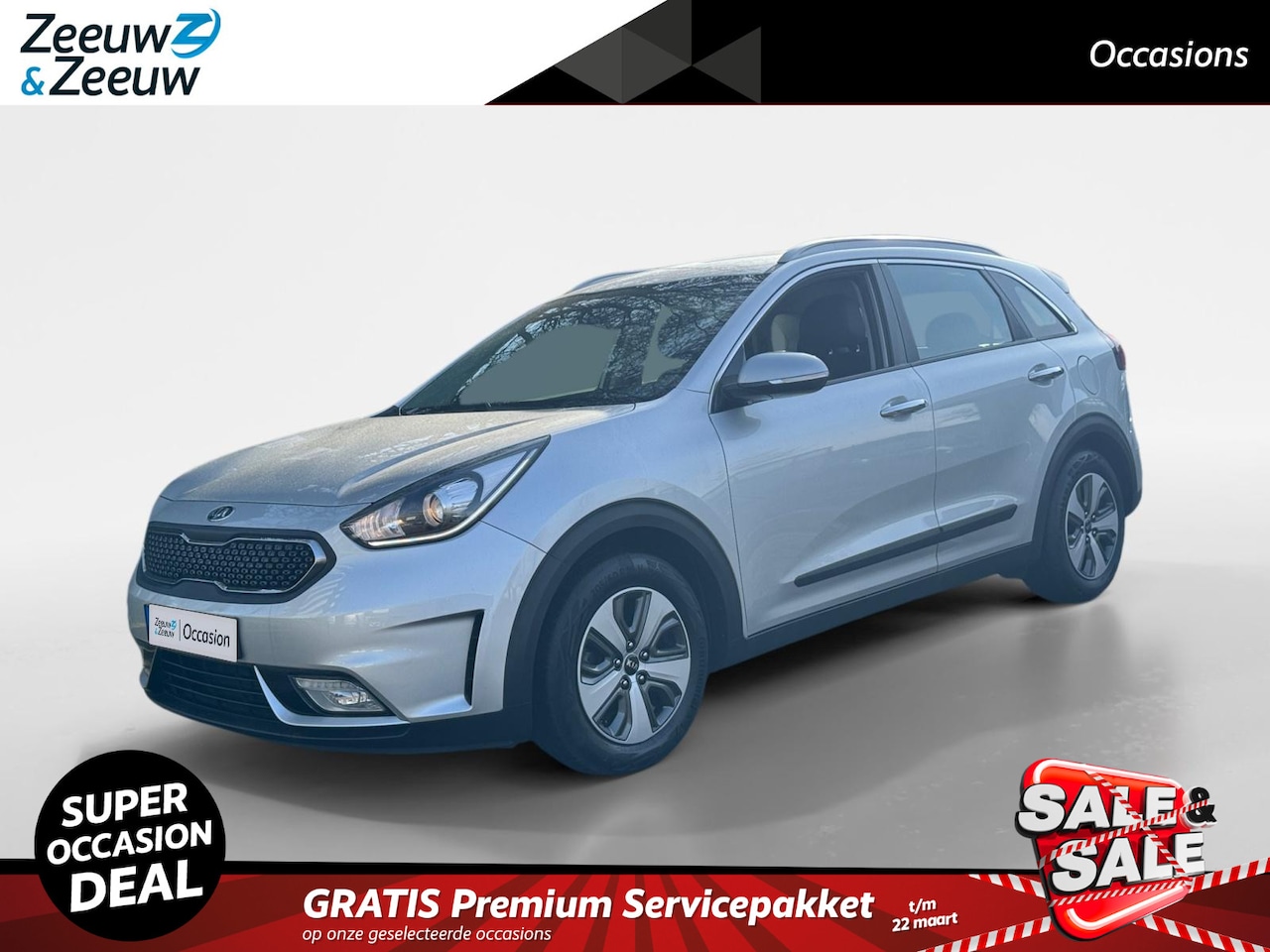 Kia Niro - 1.6i Hybrid DynamicLine DEALER ONDERHOUDEN ! | TREKHAAK | NAVIGATIE | CLIMATE CONTROL | DE - AutoWereld.nl