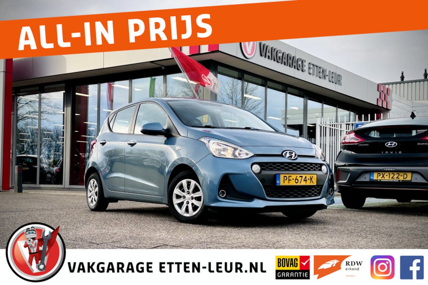 Hyundai i10 - 1.0i Go! APPLE + ANDROID / CRUISE / CLIMA - AutoWereld.nl