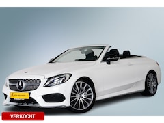 Mercedes-Benz C-klasse Cabrio - 200 AMG Line / Leder / LED / Camera / Trekhaak / Memory seats