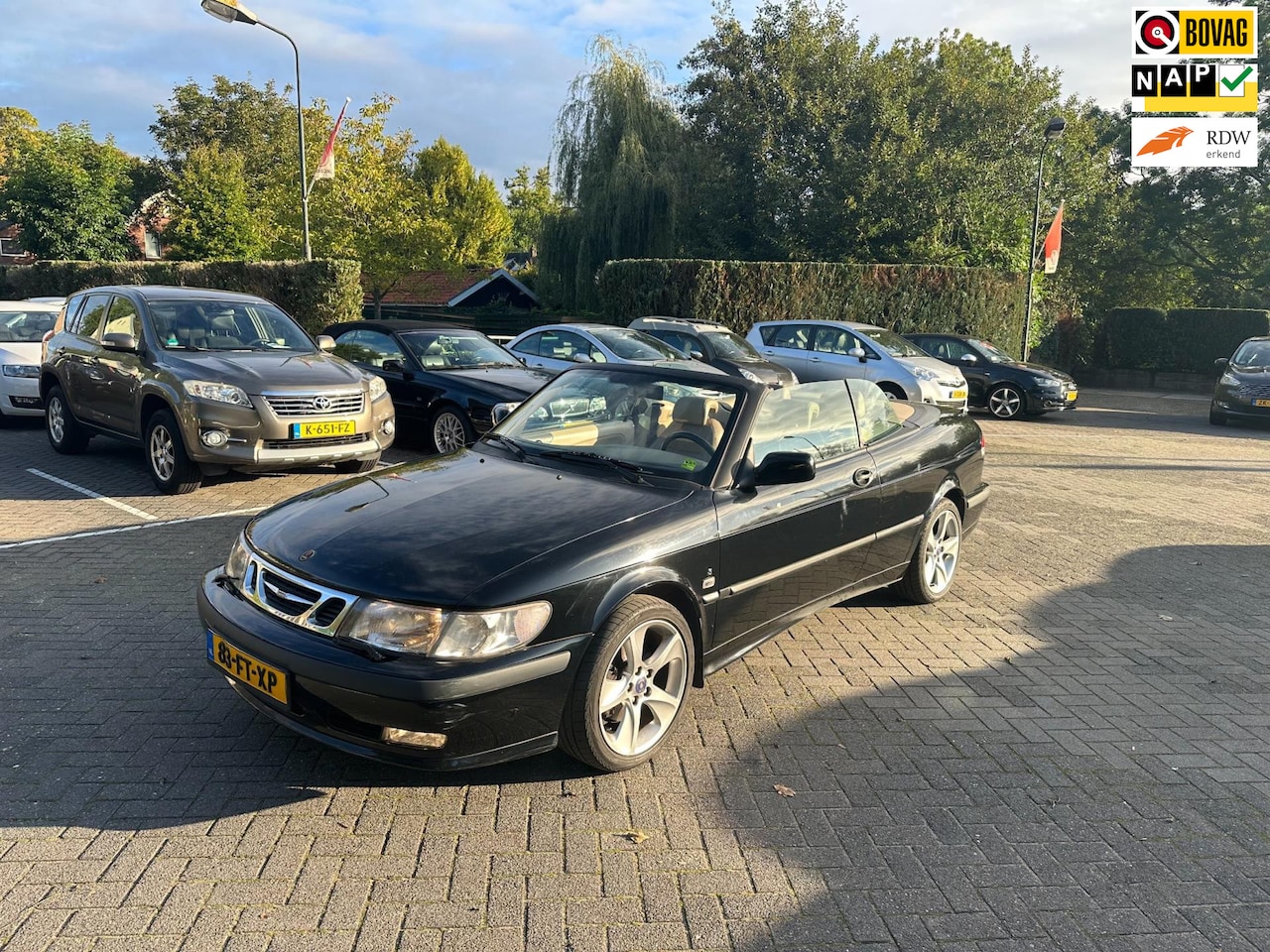 Saab 9-3 Cabrio - 2.0t S 2.0t S , leer , automaat - AutoWereld.nl