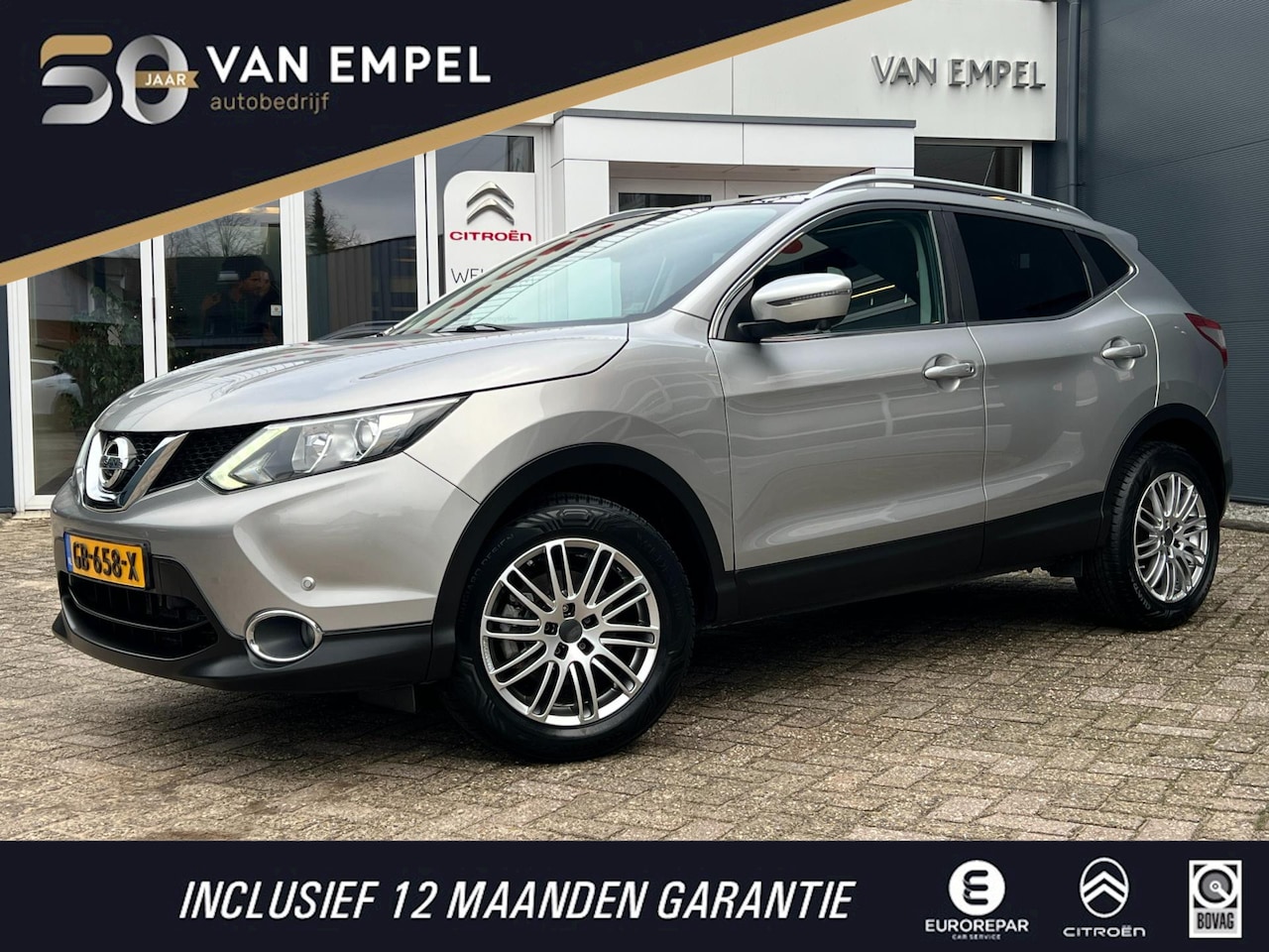 Nissan Qashqai - 1.2 Connect Edition Automaat | Panorama dak | Parkeercamera | 4-seizoenenbanden| - AutoWereld.nl