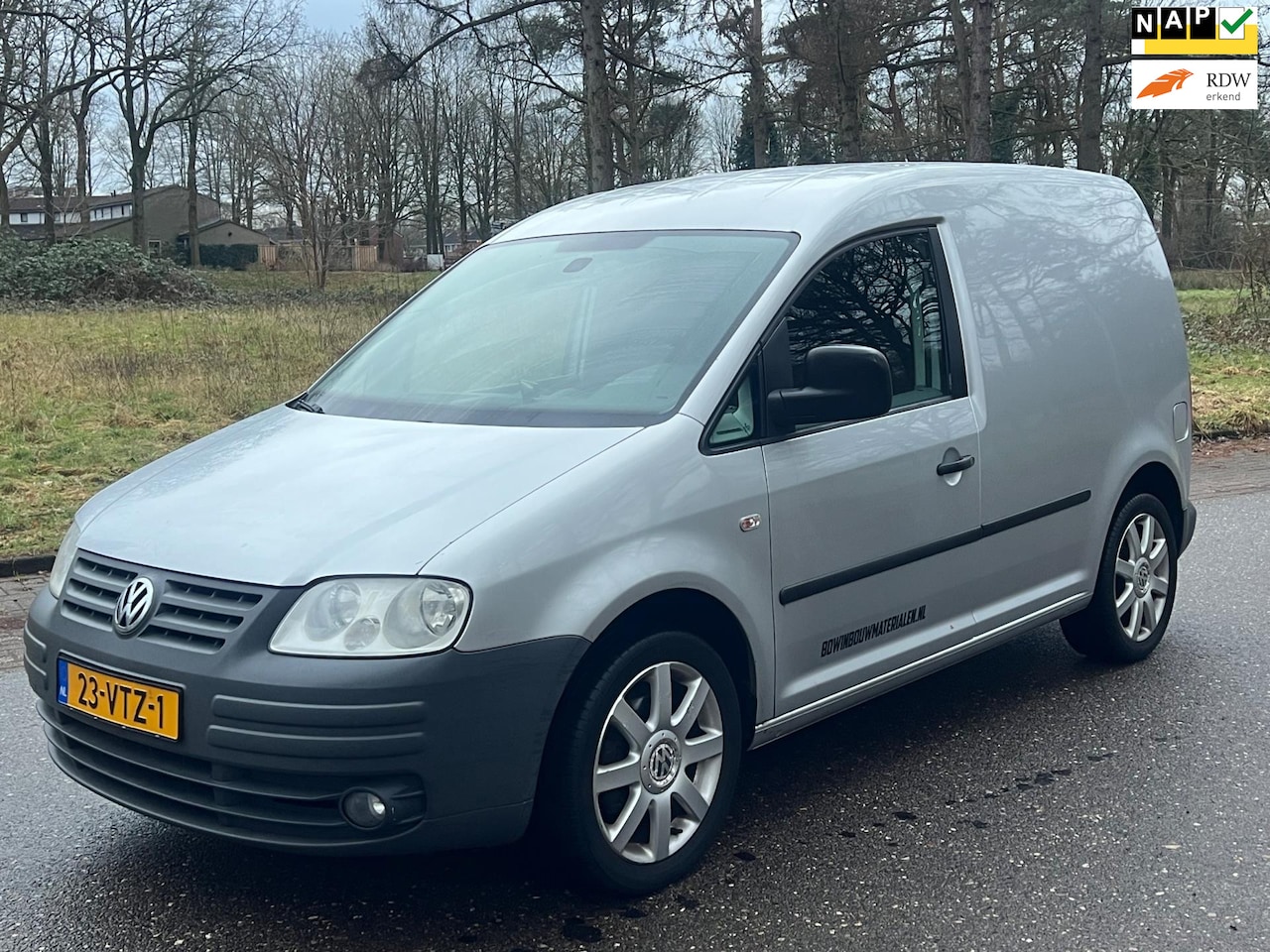 Volkswagen Caddy - 1.9 TDI Zilver Airco 2008 GTI stoelen Topstaat 77kw - AutoWereld.nl