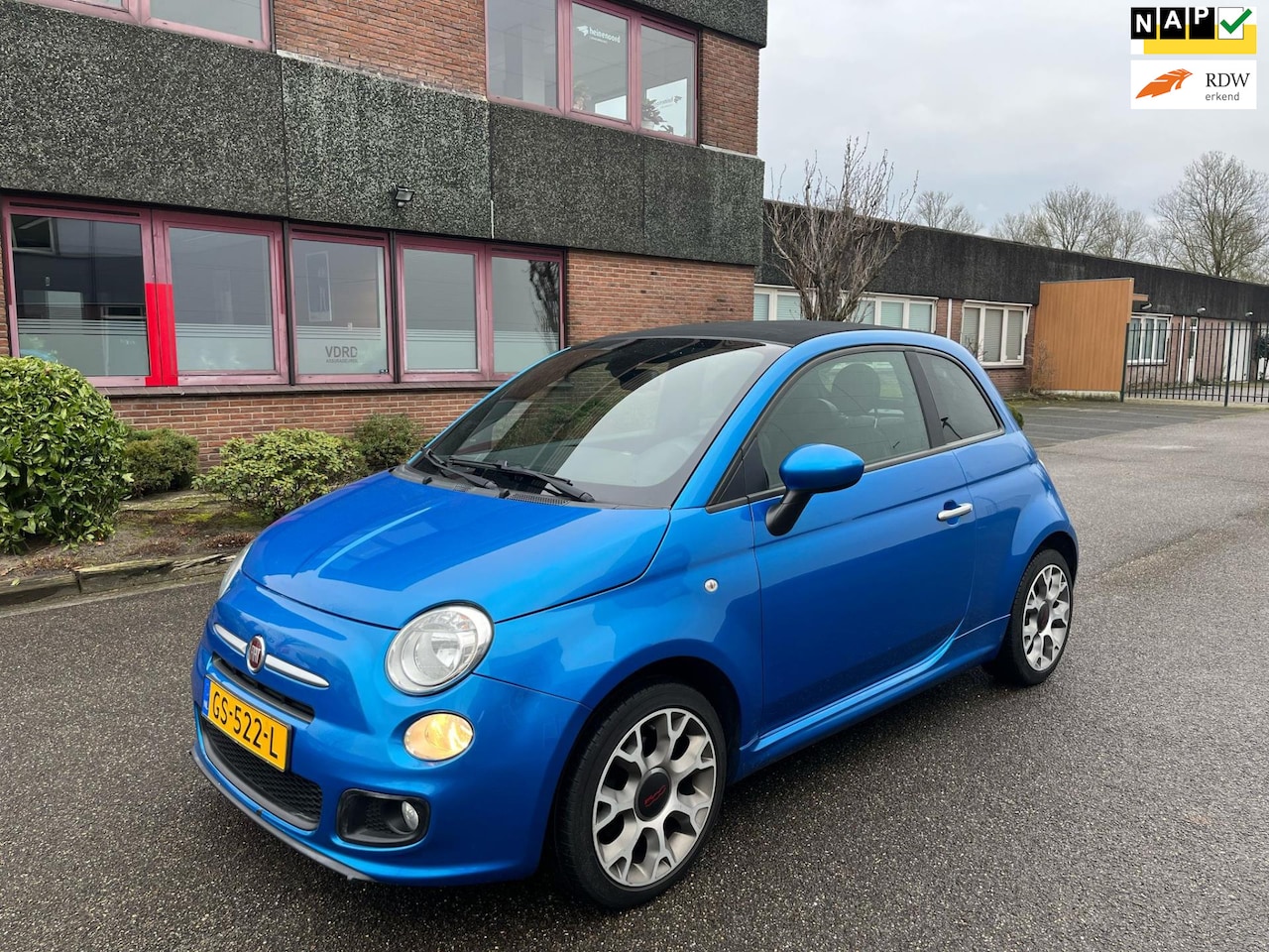 Fiat 500 C - 0.9 TwinAir Turbo 500S Cabrio 16 Inch LM 1e eigenaar Boekjes N.A.P - AutoWereld.nl