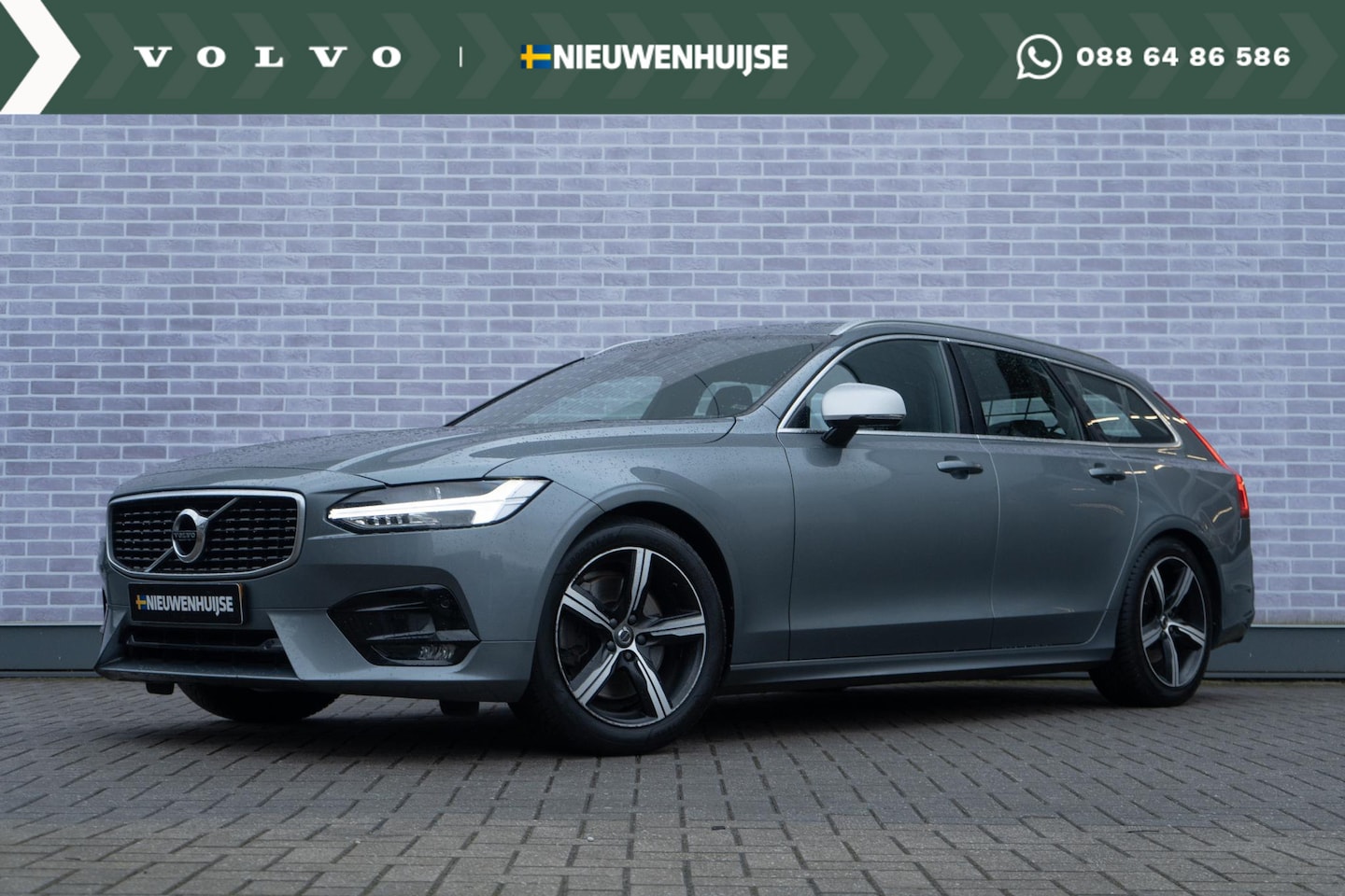 Volvo V90 - T4 Business Sport | Navi | Park Assist | Elek. Stoelen | Memory | Stoelverwarming Voor + A - AutoWereld.nl