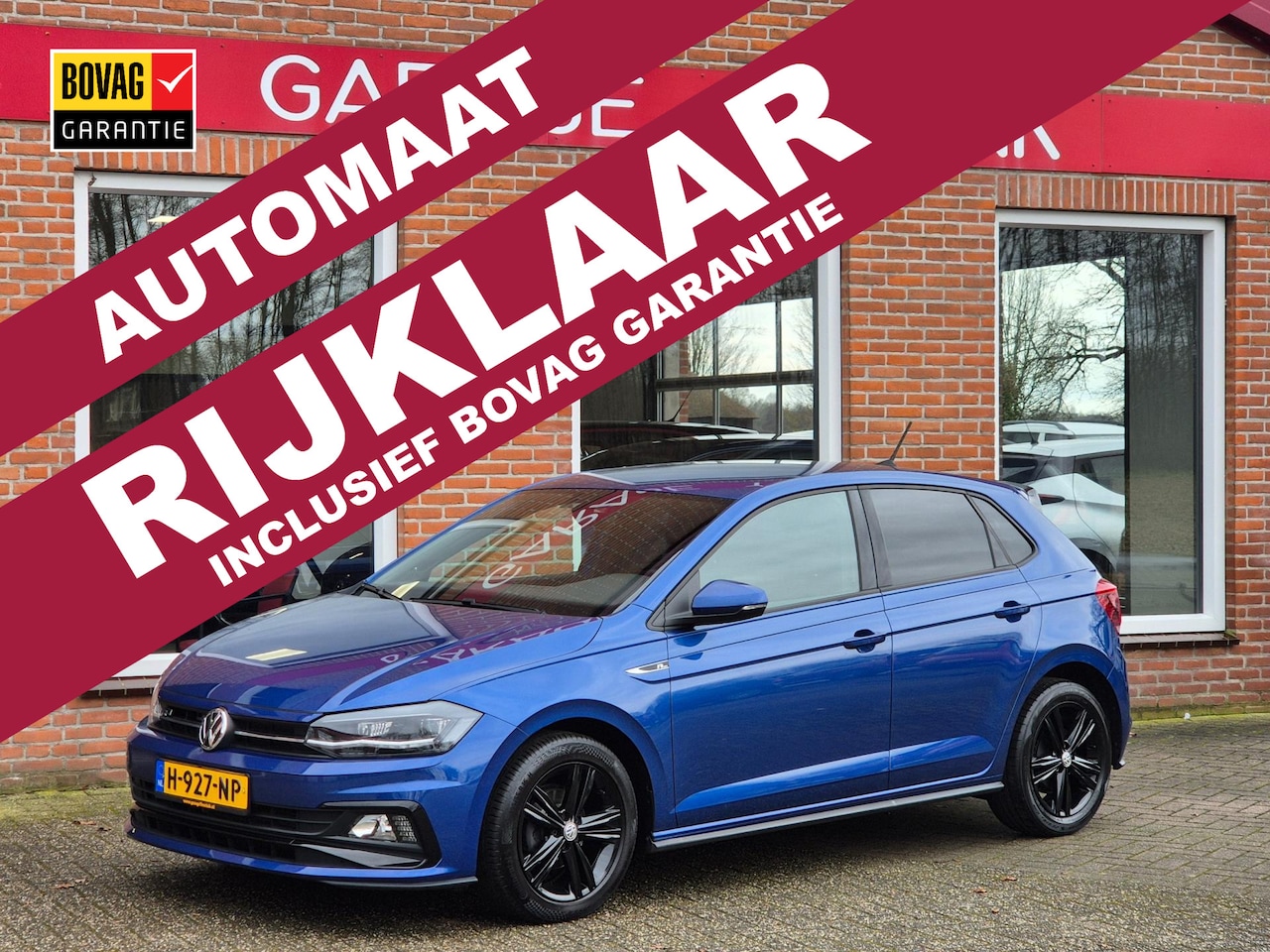 Volkswagen Polo - 1.0 TSI Highline R 95PK 5drs AUTOMAAT clima, adapt cruise, navi, carplay, lmv RIJKLAAR - AutoWereld.nl