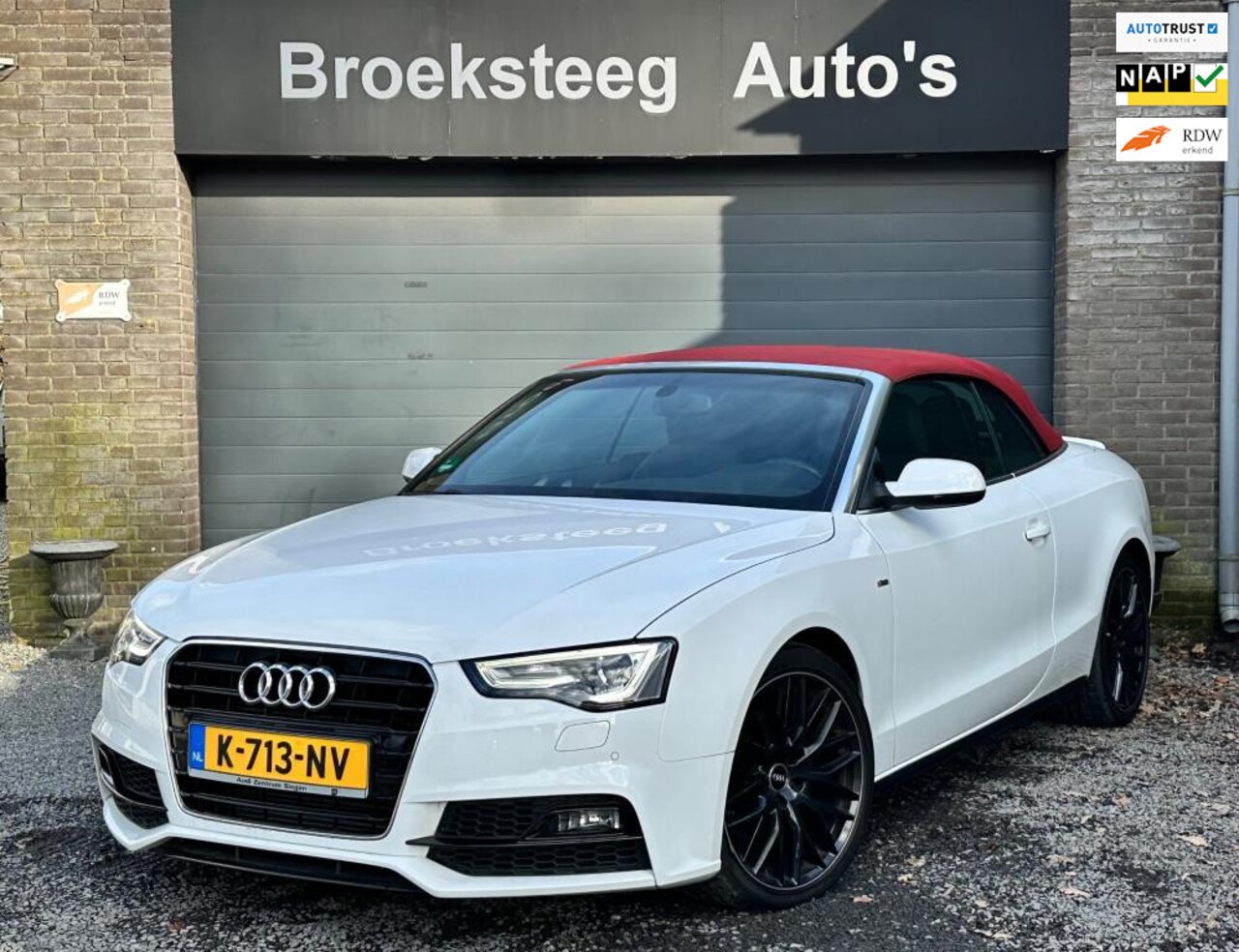 Audi A5 Cabriolet - 1.8 TFSI Sport Edition Sline binnenbuiten/Boekjescompleet - AutoWereld.nl