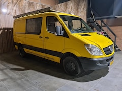 Mercedes-Benz Sprinter - 516 2.2 CDI 366 HD DC DUBBELE CABINE AIRCO SCHAKEL DUBBEL LUCHT GEEL 2009