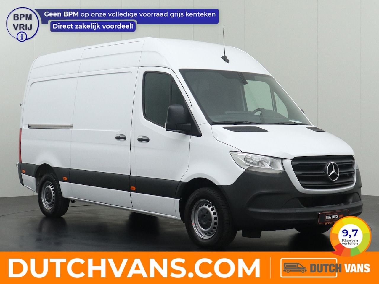 Mercedes-Benz Sprinter - 317CDI 9G-Tronic Automaat L2H2 | Navigatie | Camera | 3-Persoons | Betimmering - AutoWereld.nl