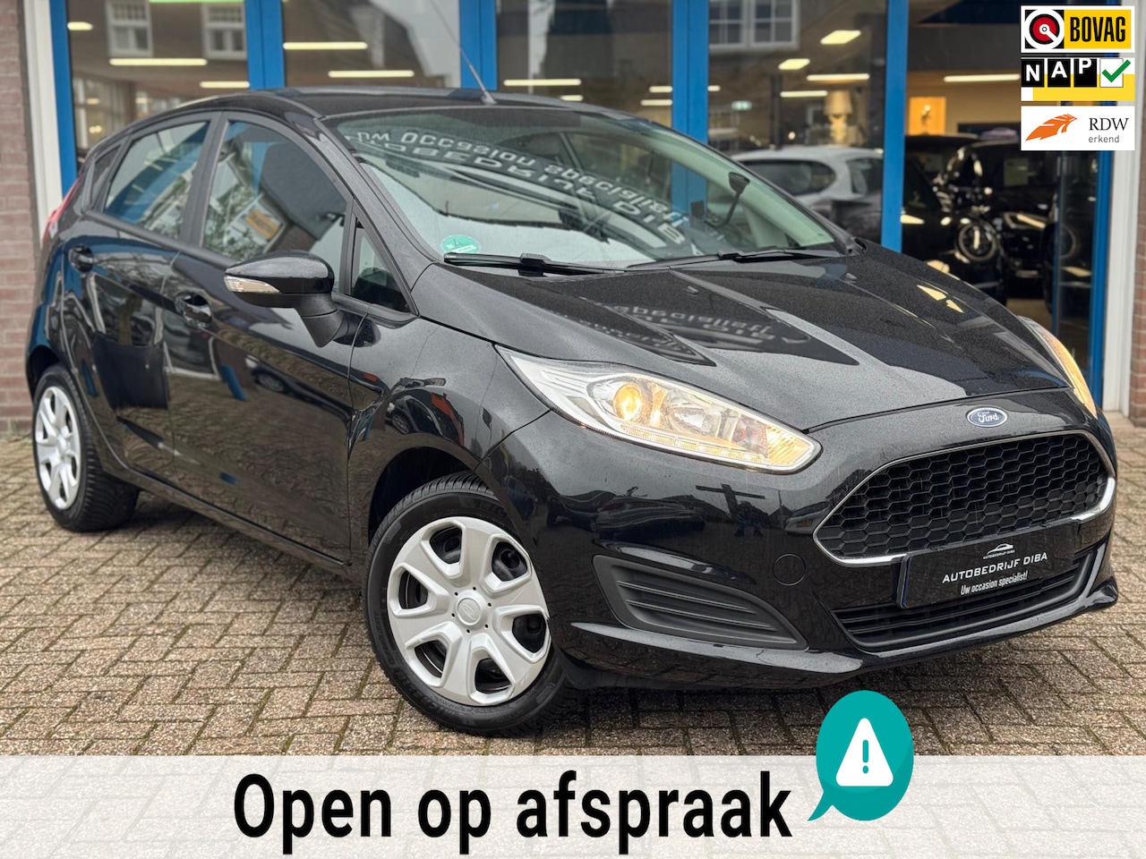 Ford Fiesta - 1.0 Style 2016 Zwart AIRCO APK NAP - AutoWereld.nl