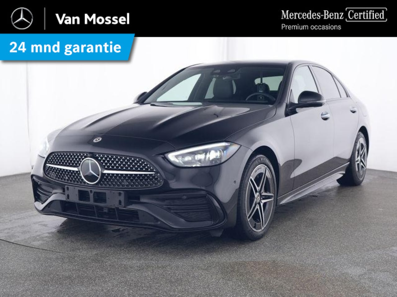 Mercedes-Benz C-klasse - 400 e 4MATIC AMG Line / Premium Plus/ Rijassistentiepakket/ Nappa/ Night/ Burmester/ Stoel - AutoWereld.nl