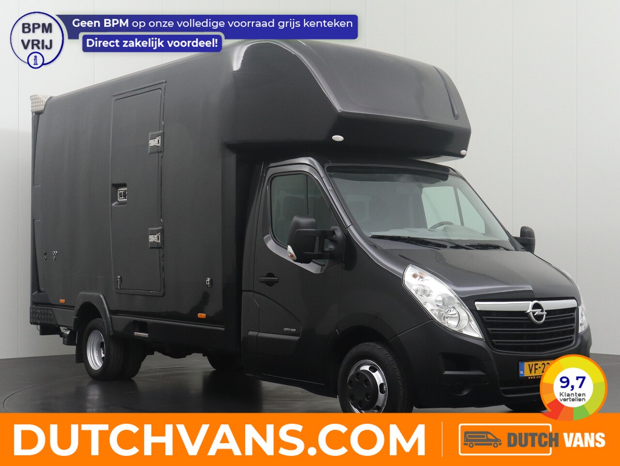 Opel Movano - 2.3CDTI Bakwagen+laadklep | Dubbellucht | Polyvolume | Airco | 3-Persoons | 3500Kg Trekgew - AutoWereld.nl