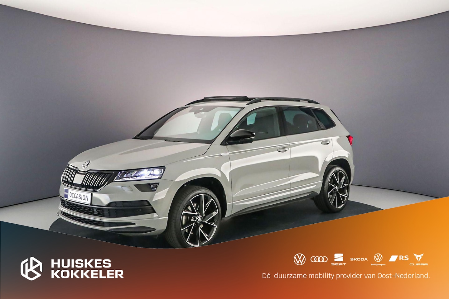 Skoda Karoq - Sportline Business 1.5 TSI 150pk DSG Automaat Trekhaak, Panoramadak, Verwarmde voorruit, A - AutoWereld.nl