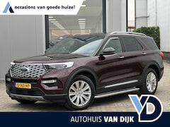 Ford Explorer - 3.0 V6 EcoBoost PHEV Platinum 7-pers. | Pano-Dak/B&O/20"/Leder/3D-camera