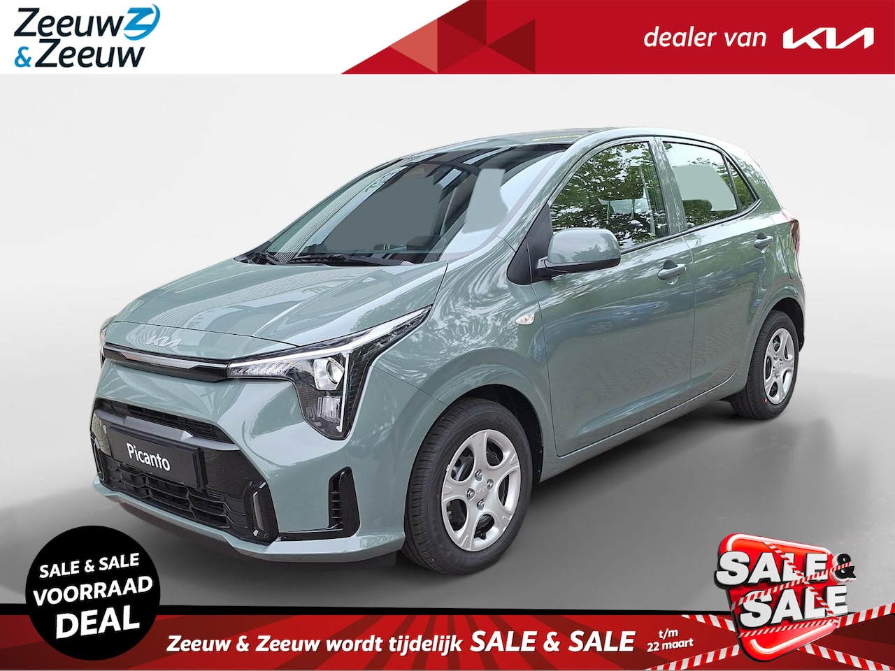 Kia Picanto - 1.0 DPI DynamicLine nu met 1.000,00 euro korting  private lease v.a. 319,00 - AutoWereld.nl