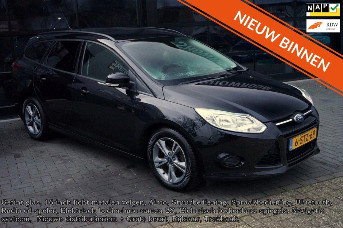 Ford Focus Wagon - 1.0 EcoBoost Edition 1.0 EcoBoost Edition, Clima, CC, Navi, Elek pakket - AutoWereld.nl