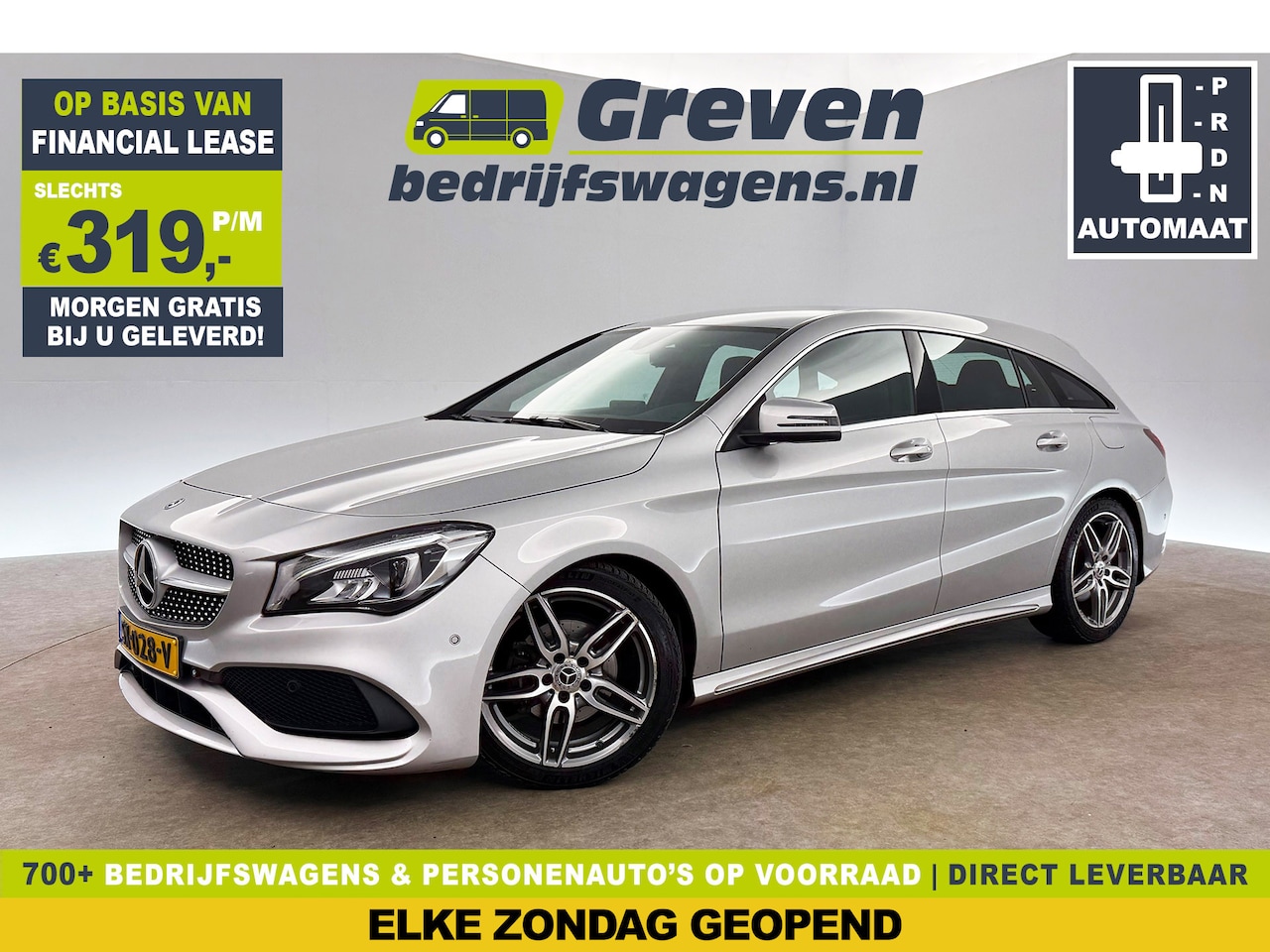 Mercedes-Benz CLA-Klasse - 180 AMG Automaat Airco Cruise Camera Navigatie LED Stoelverwarming 18"LMV PDC - AutoWereld.nl