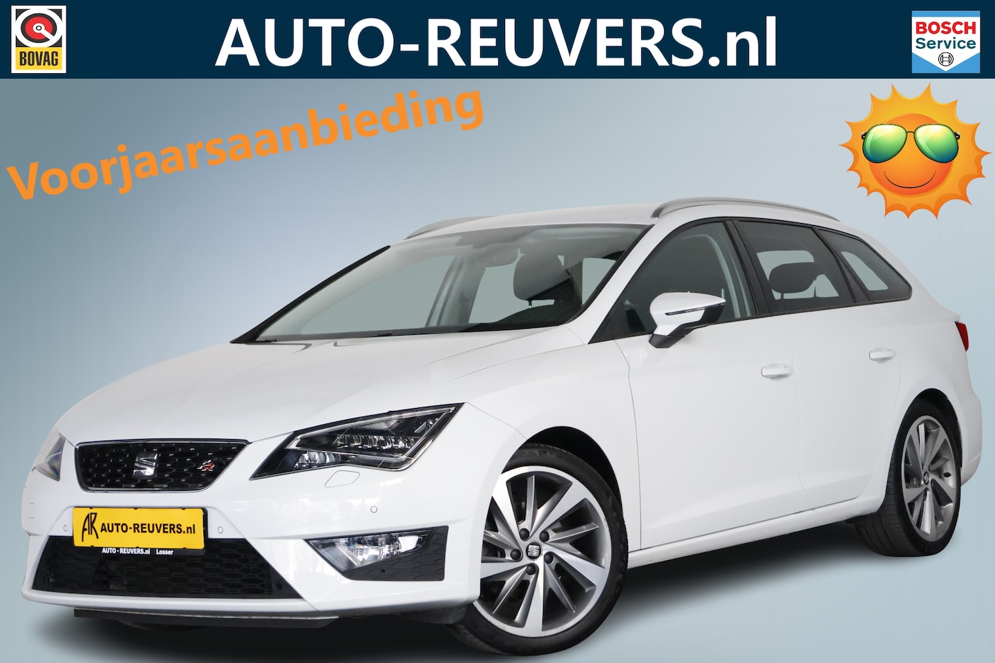 Seat Leon ST - 1.4 EcoTSI FR / LED / Navi / CarPlay / Cruisecontrol / Trekhaak - AutoWereld.nl