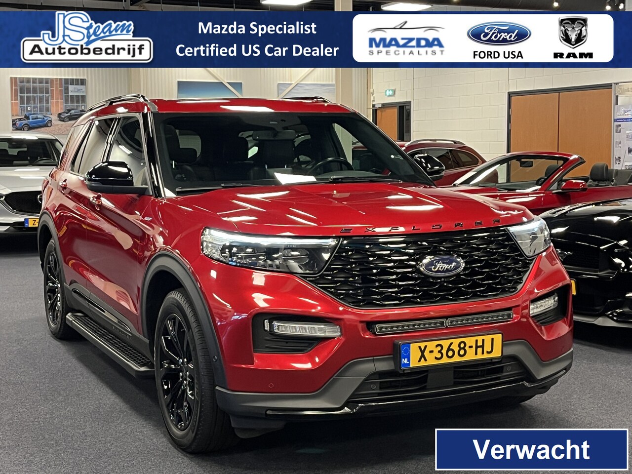 Ford Explorer - USA 3.0 V6 EcoBoost PHEV ST-Line 457PK AWD | 7-Persoons | Trekhaak | Panodak | Side bars - AutoWereld.nl