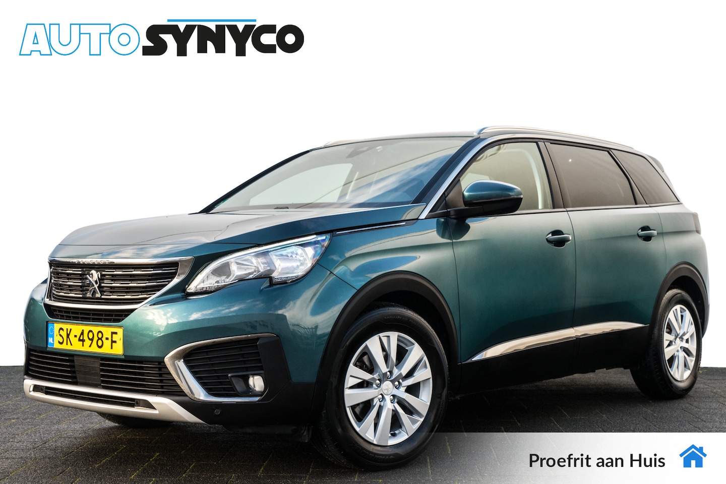 Peugeot 5008 - 1.6 120 Pk BlueHDi 7 Persoons Allure I Afn.Trekhaak I Full Map Navi I LED I LMV - AutoWereld.nl