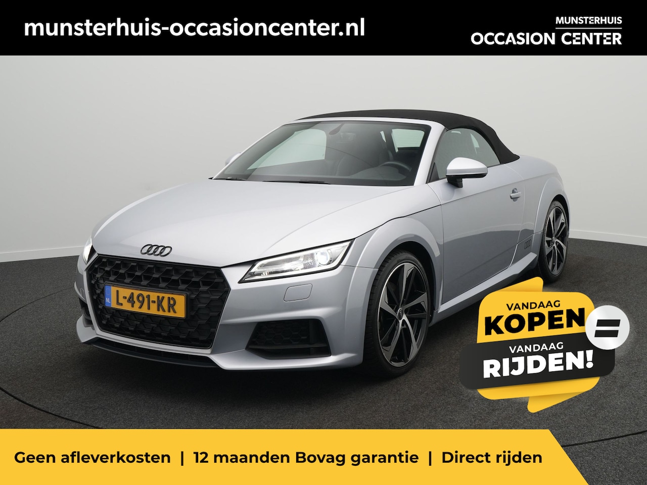 Audi TT Roadster - 40 TFSI Pro Line - Automaat - Cabrio - Navigatie - Uitklapbare Spoiler - AutoWereld.nl