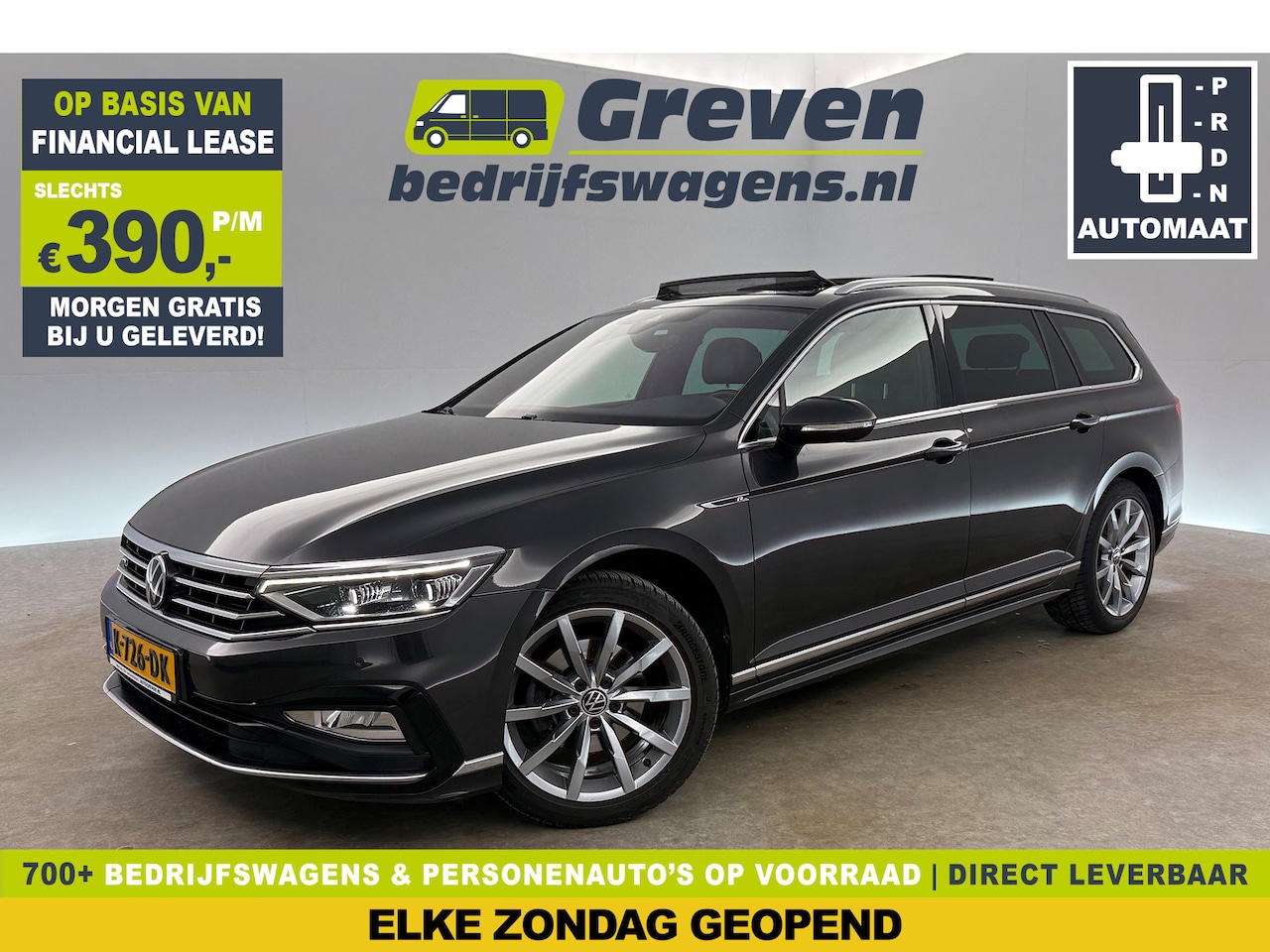 Volkswagen Passat Variant - 1.5 TSI R-Line Business + DSG 150PK Pano Virtual ACC Camera Carplay LED Trekhaak Leder Nav - AutoWereld.nl