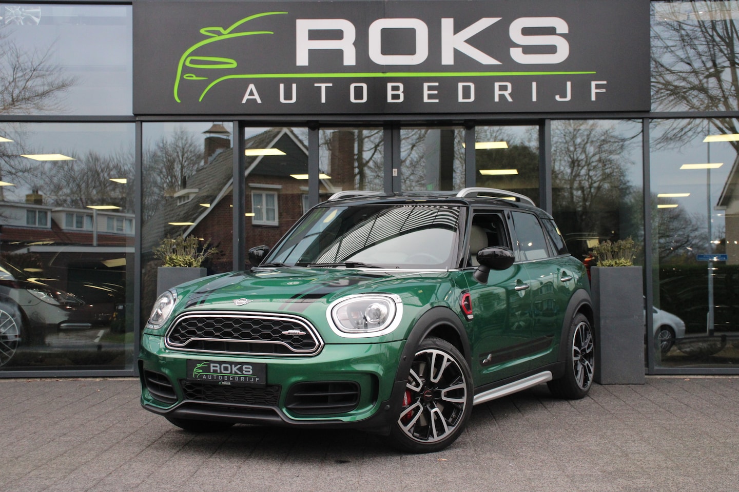 MINI Countryman - Mini 2.0 John Cooper Works 306pk ALL4 Chili Full Options Navi/Camera/Headup/Keyless/Leder/ - AutoWereld.nl