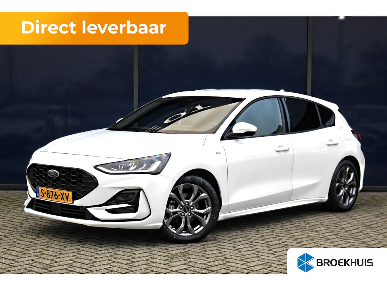 Ford Focus - 1.0 EcoBoost Hybrid ST-Line | LED | Climate & Cruise C. | Navi | Privacy Glass | 17" LMV | - AutoWereld.nl