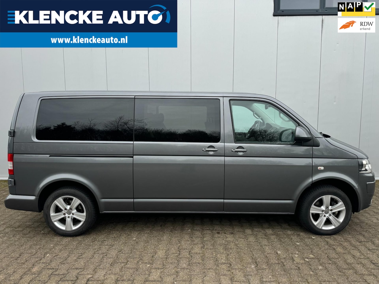 Volkswagen Transporter - 2.0 TDI 140PK LENGTE 2 Airco Cruise ctrl Navi Dubbel cabine Trekhaak Keurig - AutoWereld.nl