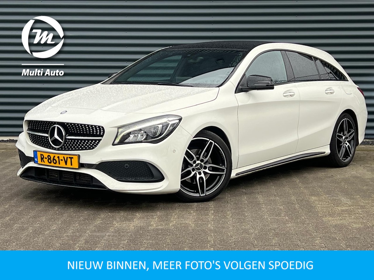 Mercedes-Benz CLA-klasse Shooting Brake - 200 AMG Night | Panodak | Carplay | LED | Stoelverwarming | Keyless | Alcantara Sportstoel - AutoWereld.nl