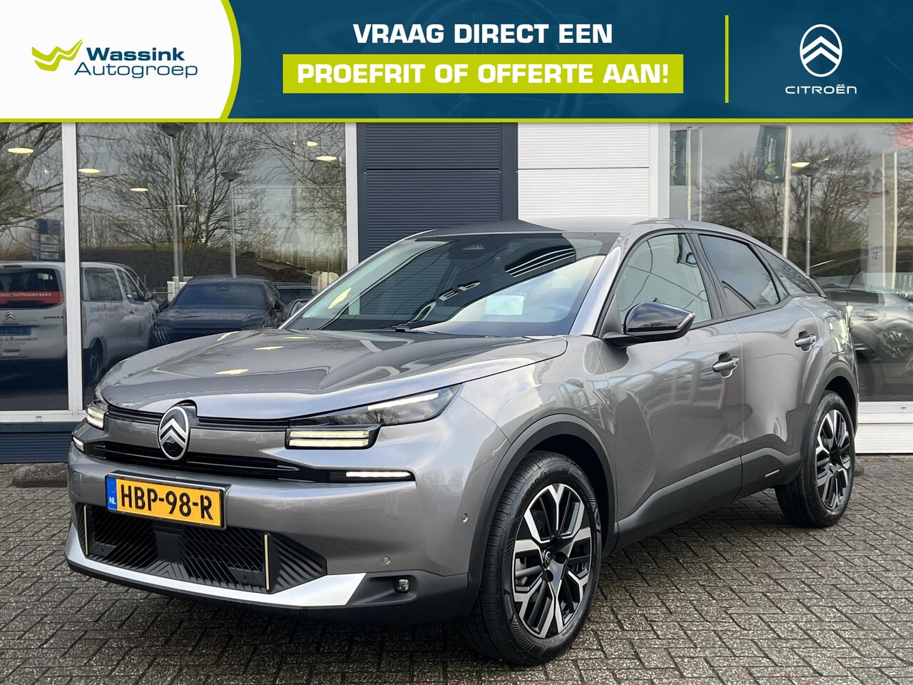 Citroën C4 - 1.2 Hybrid 136pk e-DCS6 Max | Stoelverwarming | Camera | parkeersensoren | Navigatie | - AutoWereld.nl