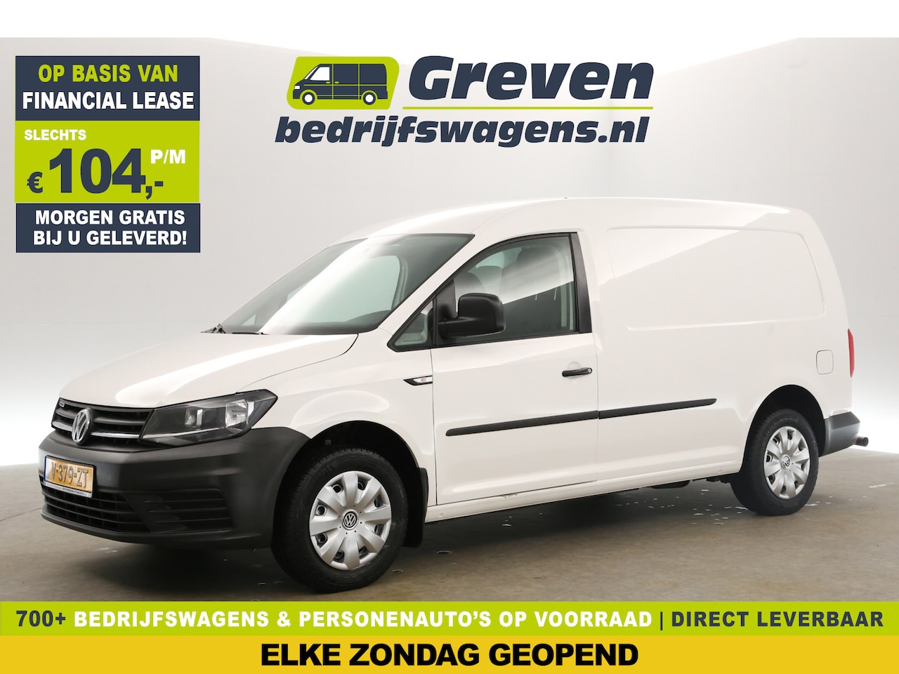 Volkswagen Caddy Maxi - 1.4 TGI L2H1 | CNG | 111PK Cruisecontrol Parkeersensoren Elektrpakket Schuifdeur - AutoWereld.nl