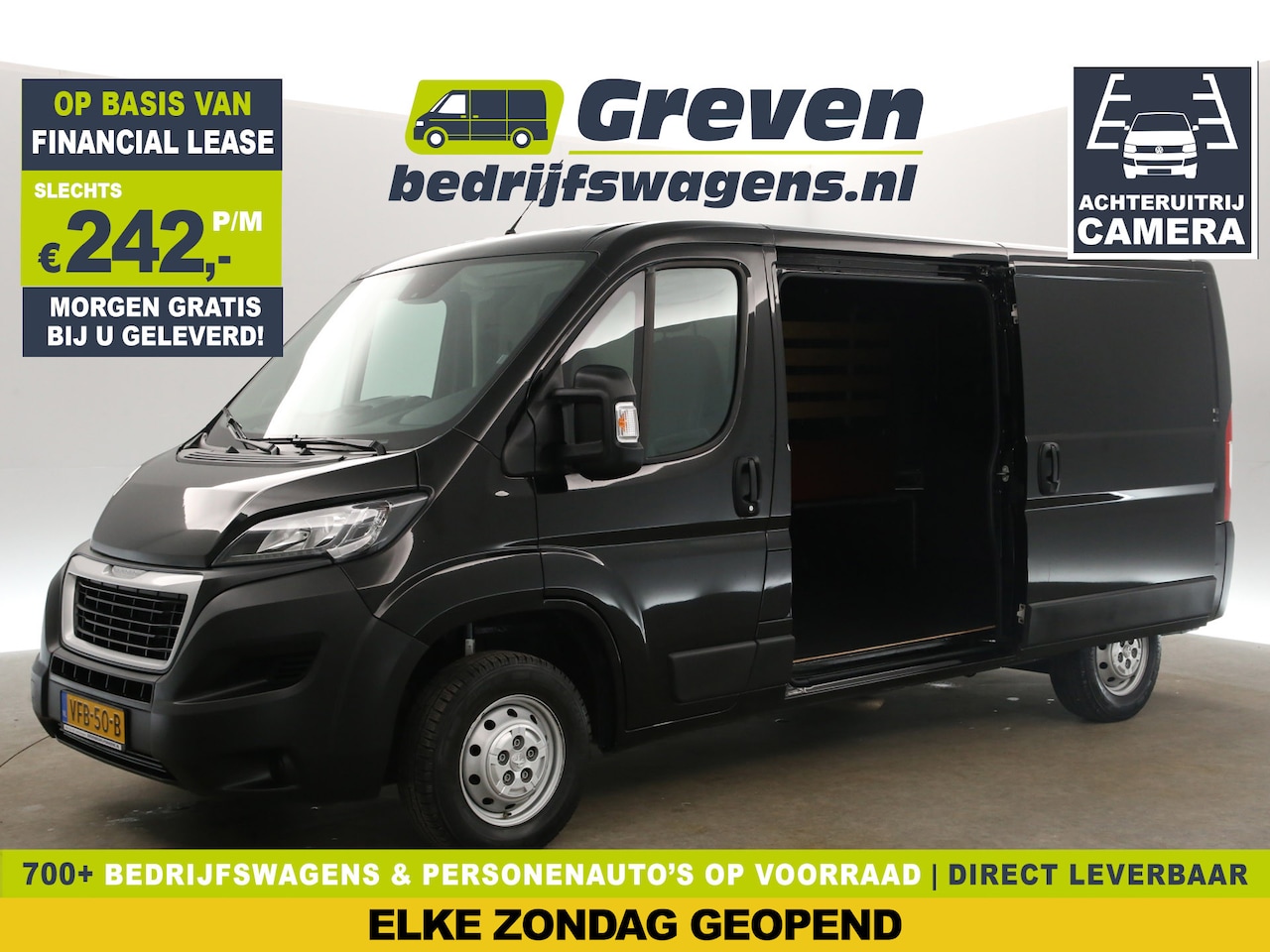 Peugeot Boxer - 333 2.2 BlueHDi L2H1 165PK | Airco 2xSchuifdeur Camera Cruise Navigatie PDC Elektrpakket T - AutoWereld.nl