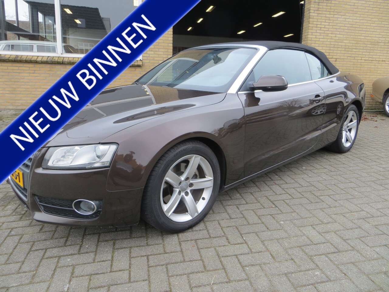 Audi A5 Cabriolet - 2.0 TFSI Pro Line-NAVI-LEER-NEDERL.-NAP-NETJES!! - AutoWereld.nl