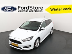 Ford Focus Wagon - EcoBoost 125 pk Titanium | Winter Pack | Navi | Clima | Cruise | 17" | Apple Carplay | 4 s