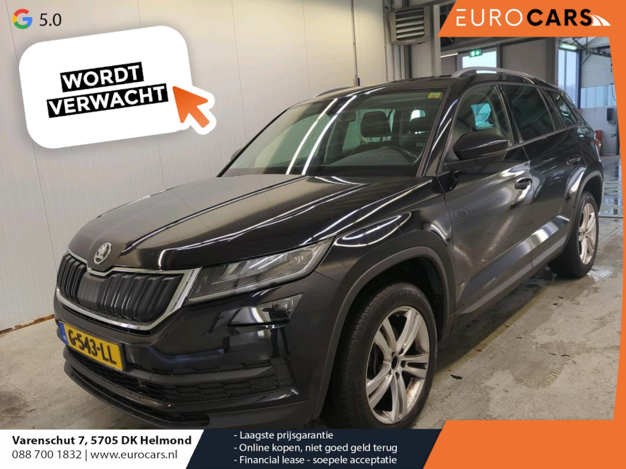 Skoda Kodiaq - 1.5 TSI Limited Business Edition 7p. Airco|ECC Leder Alcantara Trekhaak Navigatie Adaptive - AutoWereld.nl