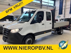 Mercedes-Benz Sprinter - 517CDI Dubbelcabine 6 Persoons Openlaadbak Airco Cruisecontrol Trekhaak NIEUW BPM VRIJ