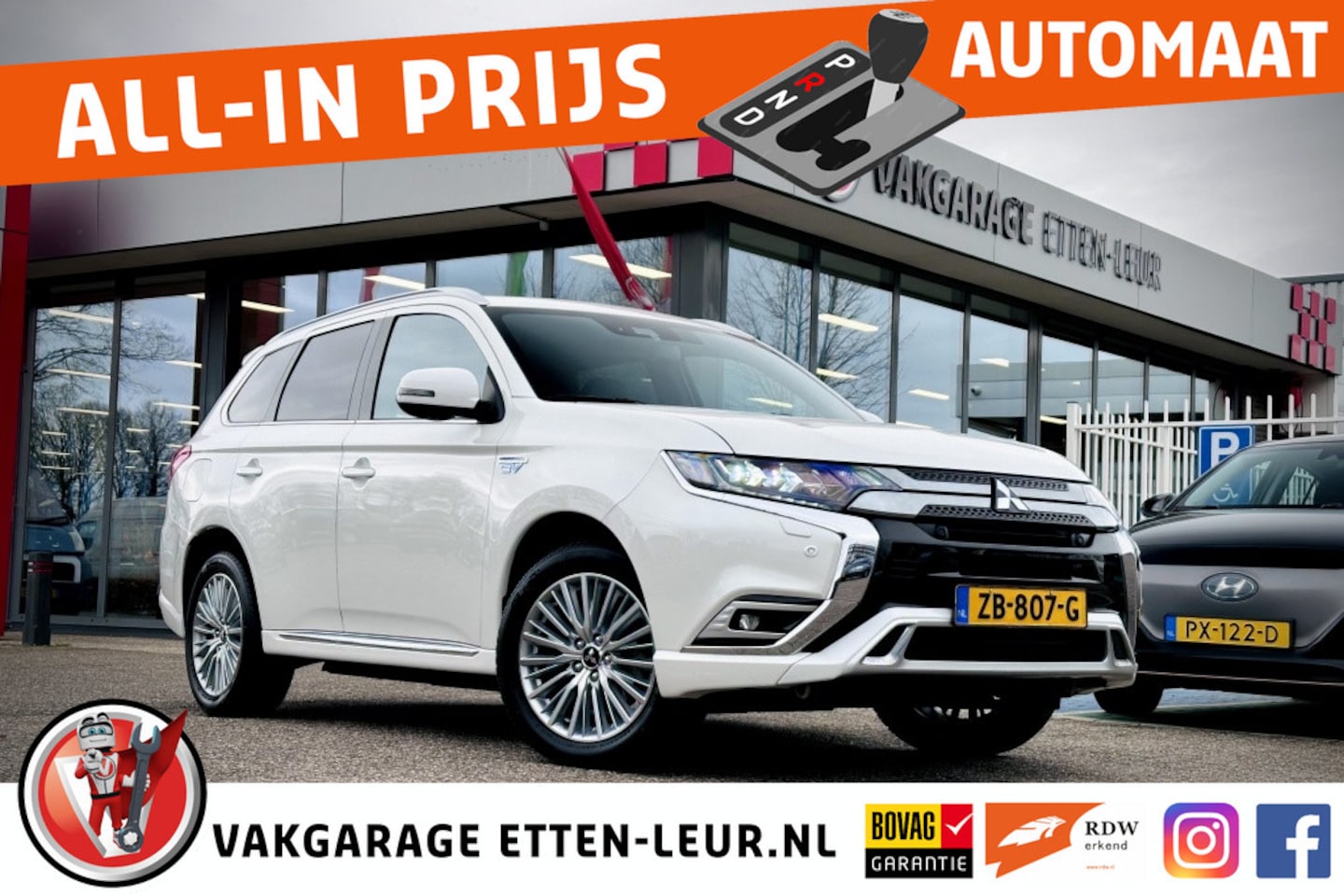 Mitsubishi Outlander - 2.4 PHEV Instyle / TREKHAAK / CAMERA / STOELVERWARMING - AutoWereld.nl