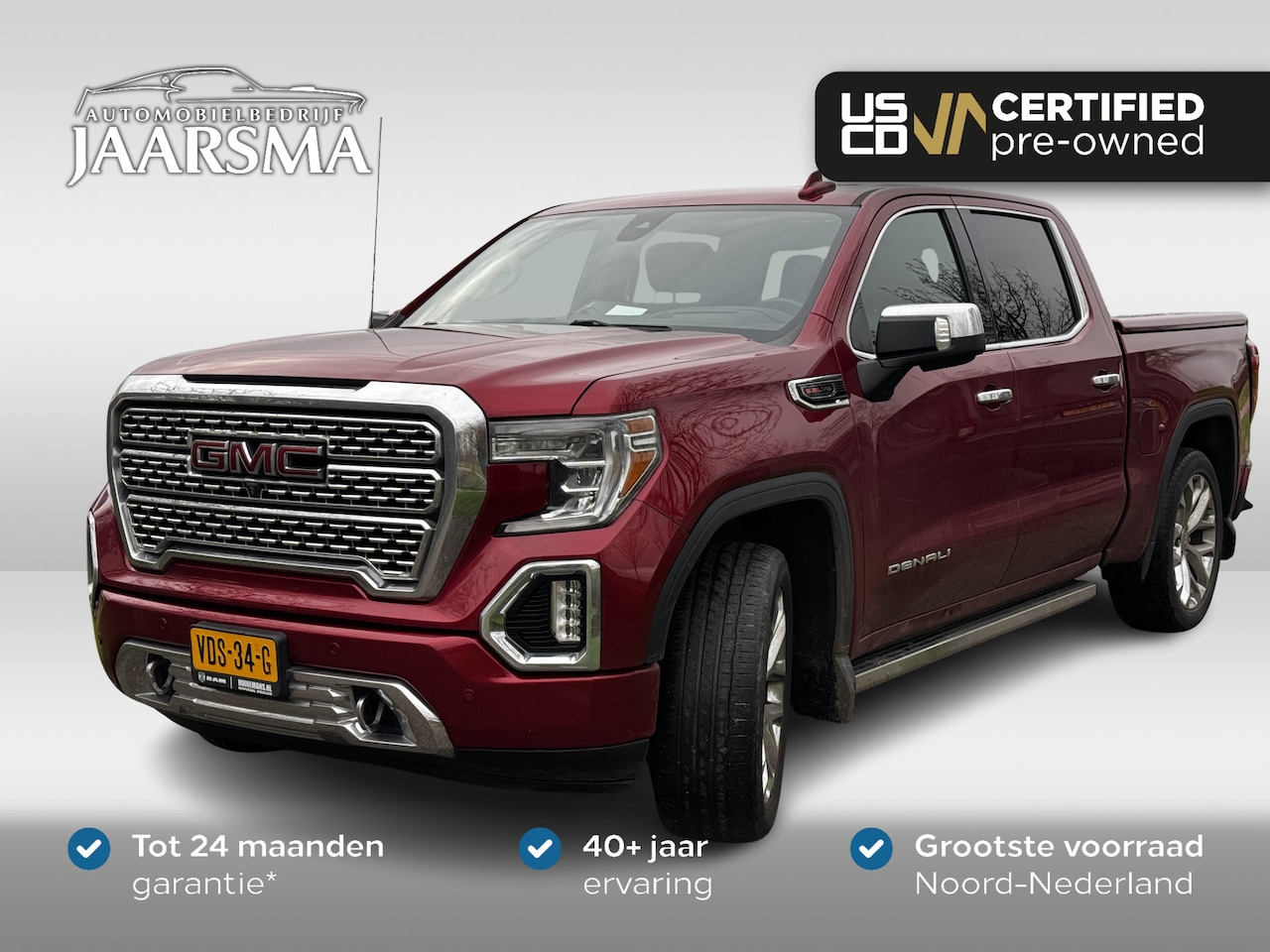 GMC Sierra 1500 - Denali 6.2L V8 Verwarmde en geventileerde stoelen |360 graden camera | - AutoWereld.nl