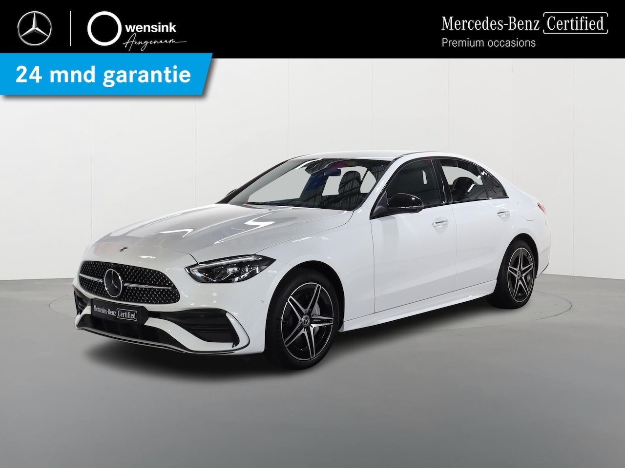 Mercedes-Benz C-klasse - 300 e AMG NIGHT | Rij assistentie | AMG | Night pakket | Keyless | Burmester | Sfeerverlic - AutoWereld.nl