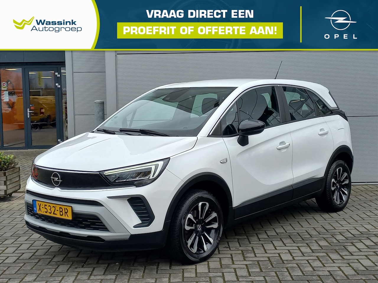 Opel Crossland - 1.2T 130pk Elegance Automaat | Climate control | Navigatie by app | Winterpack | Camera | - AutoWereld.nl