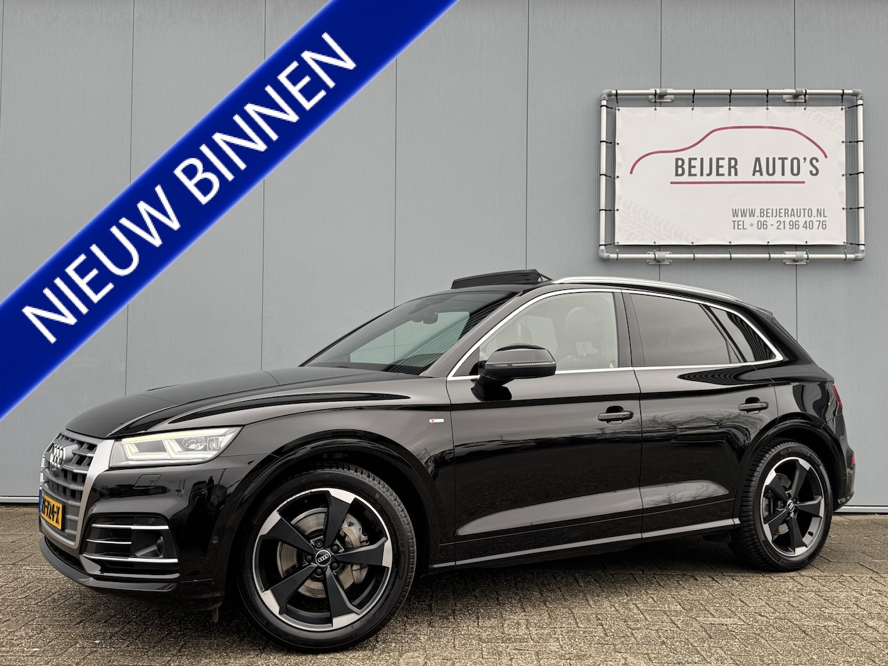 Audi Q5 - 2.0 TFSI quattro Sport S Line Black Edition Automaat S-Line. - AutoWereld.nl