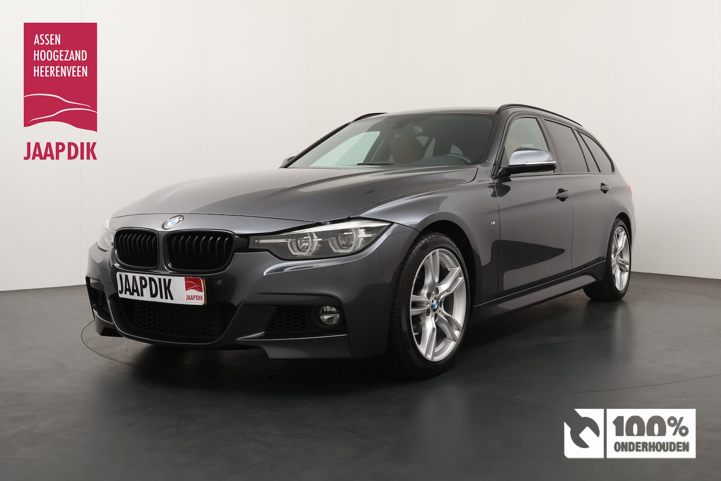 BMW 3-serie Touring - BWJ 2019 318i 136 PK M Sport Corporate Lease AUTOMAAT / TREKHAAK / LEDER / STOELVERW. / FU - AutoWereld.nl